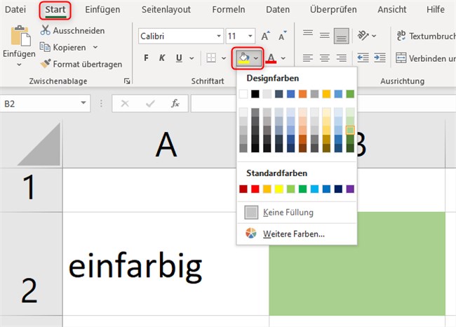 Screenshot 1 - Farbverläufe