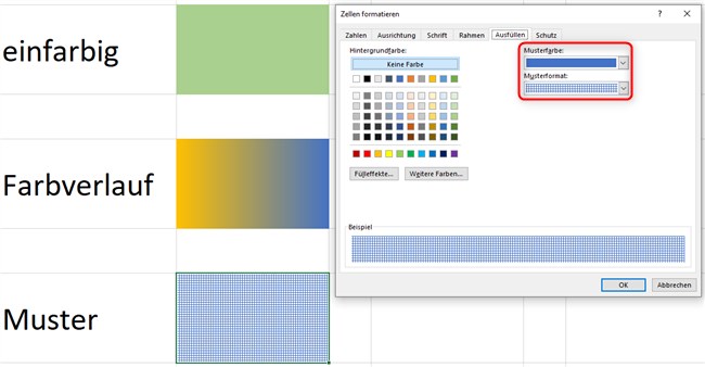 Screenshot 4 - Farbverläufe