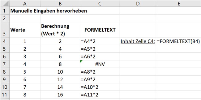 Screenshot 4 - Manuelle Eingaben