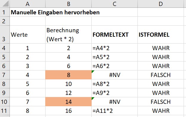 Screenshot 8 - Manuelle Eingaben