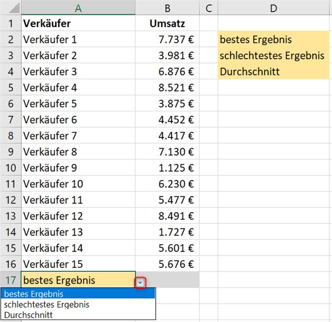 Screenshot 3 - Anzeige verschiedener Auswertungen