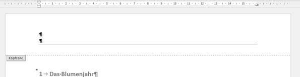 Screenshot 2 - Kapitelüberschriften in Kopfzeile anzeigen