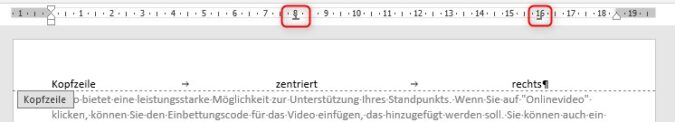 Screenshot 2 - Ausrichtungstabstopp