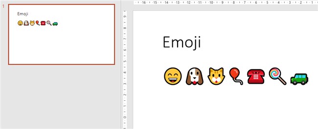 Emojis einfügen