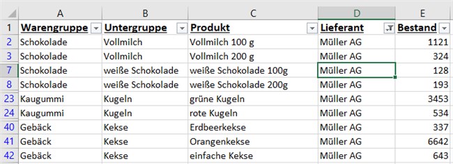 Screenshot 5 - Tricks Filtern